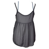 Grey Mesh Y2K Cami