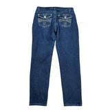 Y2K Embroidered Denim Jeans