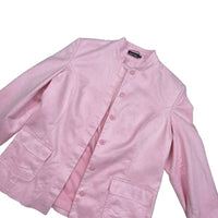 Y2K Pink Suede Jacket