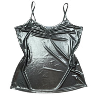 Silver Y2K Cami