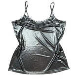 Silver Y2K Cami