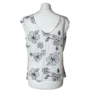 Black & White Vest Top