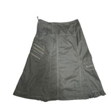 Green Cargo Y2K Midi Skirt