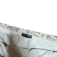 Vintage Snake Print Midi Skirt