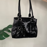 Black Bow Charm Y2K Bag