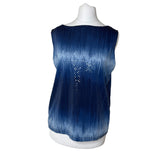 Y2K Sequin Blue Ombre Top