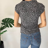 RARE 2000’s Jane Norman Animal Print Top