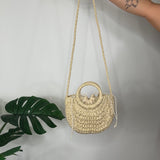 Cream Woven Bag