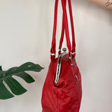 Red Leather Handbag