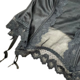 Vintage Black Corset Basque