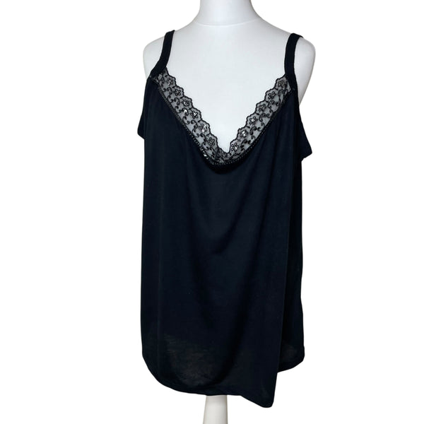 Y2K Black Cami Top