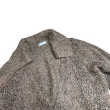 Brown Y2K Knitted Cardigan
