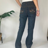Y2K Studded Denim Jeans