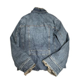 Y2K Faux Fur Denim Jacket