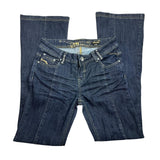 Y2K Rhinestone Flared Jeans