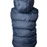 Y2K Navy Puffer Gilet