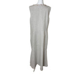 Beige Linen Maxi Dress