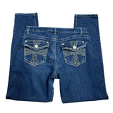 Y2K Embroidered Denim Jeans