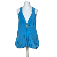Y2K Blue Top
