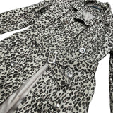 00’s Jane Norman Animal Print Trench Coat