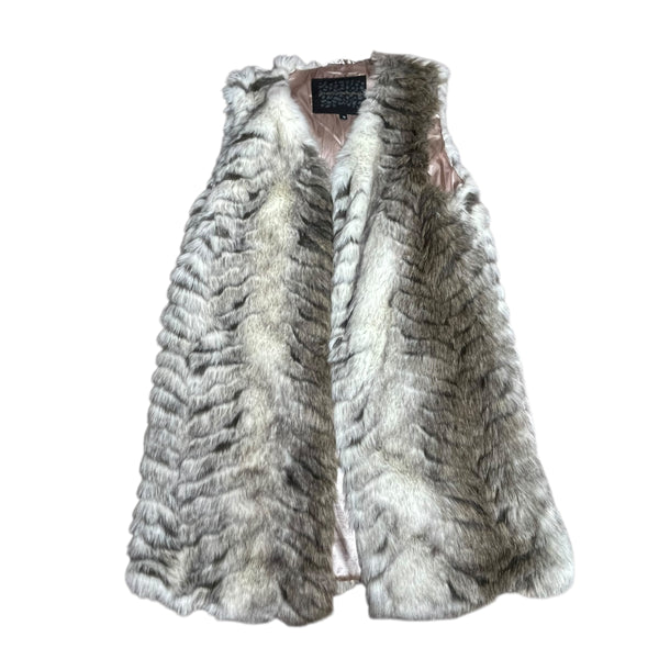 Faux Fur Long Gilet