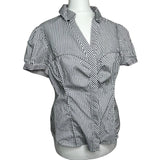 Y2K Pinstripe Fitted Shirt