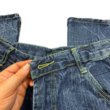 Vintage Abstract Denim Jeans