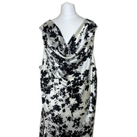 Satin Maxi Cowl Neck Dress