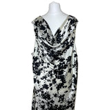 Satin Maxi Cowl Neck Dress