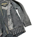 Y2K G-Star Distressed Zip Up