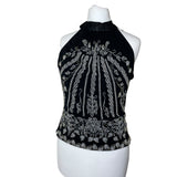 Y2K Sparkly Halter Neck Top
