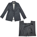 Y2K Pinstripe Suit Set
