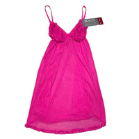 Pink Mesh Baby Doll Dress