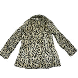 Y2K Animal Print Faux Fur Coat