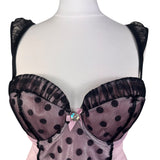 Pink Polka Dot Babydoll