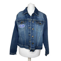 Graphic Patch Denim Jacket