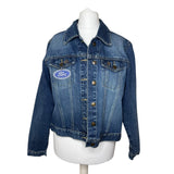 Graphic Patch Denim Jacket