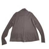 Brown Knit Zip Up