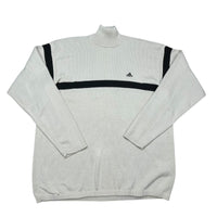 Vintage Adidas High Neck Knitted Jumper