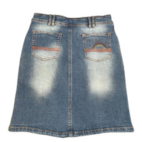Y2K Denim Midi Skirt