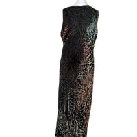 Velour Vintage Maxi Dress