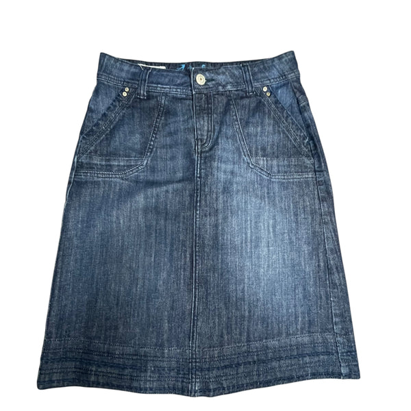 Denim Midi Skirt