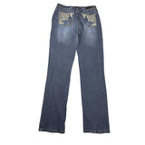 Y2K Embroidered Denim Jeans