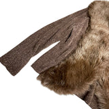 Vintage Faux Fur Cardigan