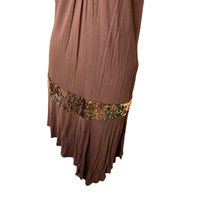 Y2K Brown Sequin Dress
