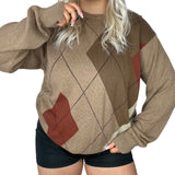 Brown Knitted Jumper