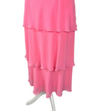 Y2K Layered Pink Beaded Dress