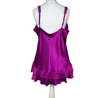 Y2K Purple Satin Cami