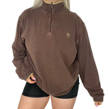 Brown Timberland 1/4 Zip