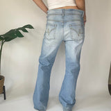 Y2K Flared Denim Jeans